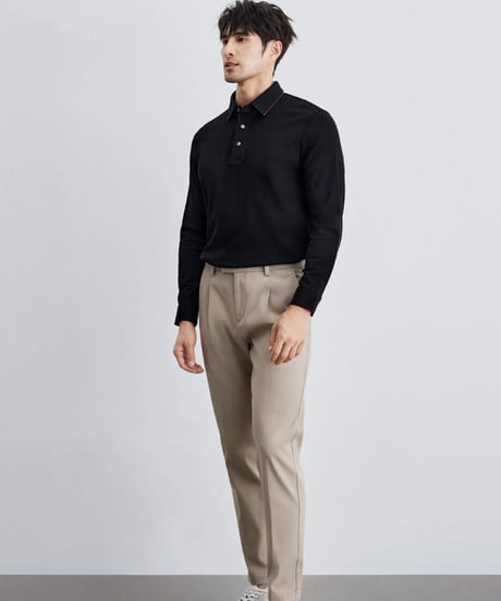 cotton single pleat casual pants　SH2299