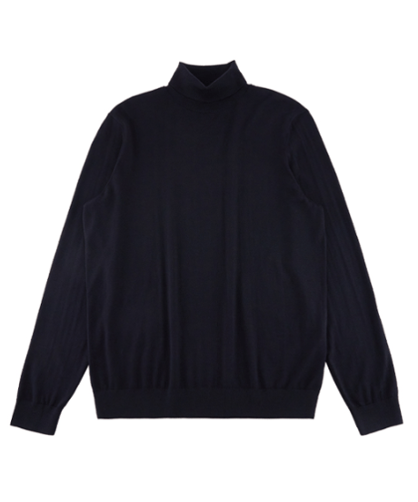 sweater turtleneck washable wool business /7color　SH2598