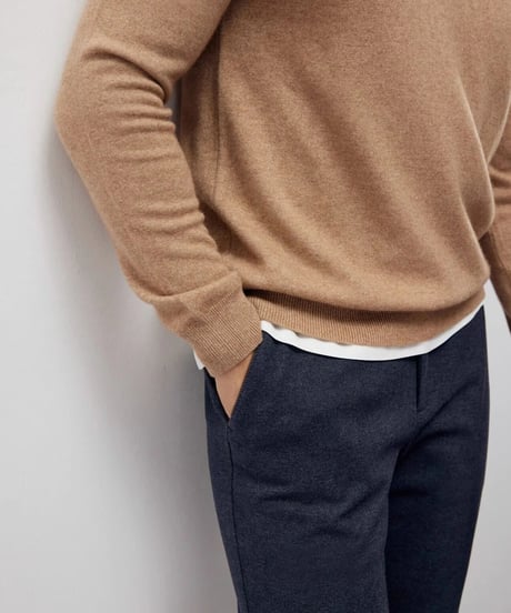 cashmere sweater in original color /2color　SH2215