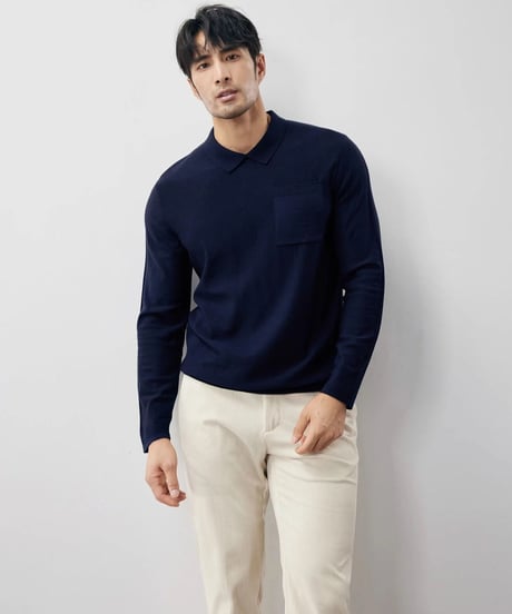 sweater wool slim fit /2color　SH2232