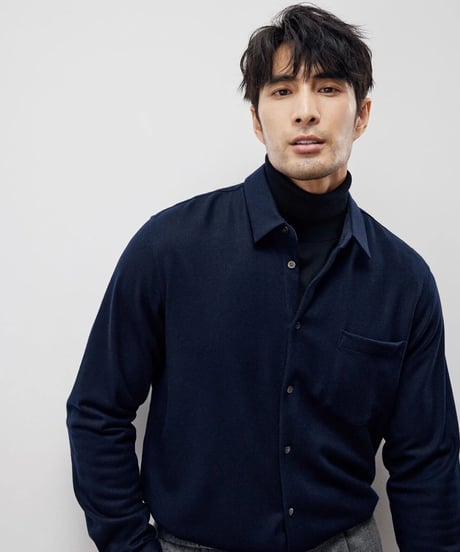 wool knit shirt　SH2217
