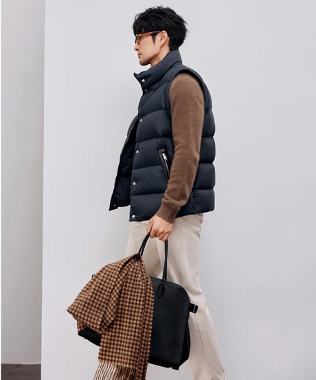 down jacket vest white goose /2color　SH2597