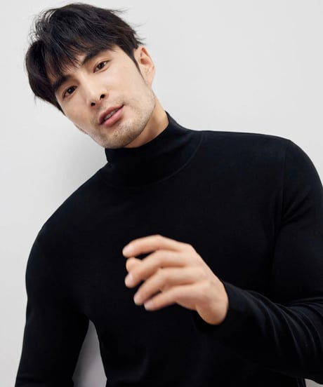 t shirt turtleneck /4color　SH2226