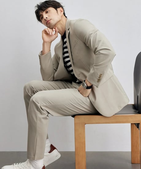 casual stretch jacket /2color　SH2120