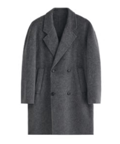 wool coat in mulberry silk /2color　SH2602