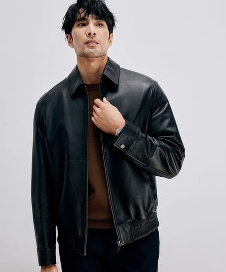 sheep leather jacket /2color　SH2677