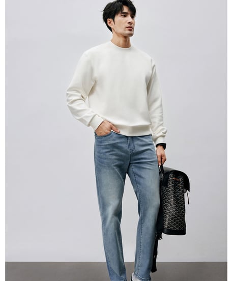 stretch elastic waist jeans　SH2494