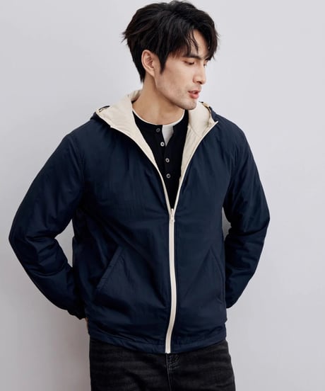 reversible hooded blouson　SH2318