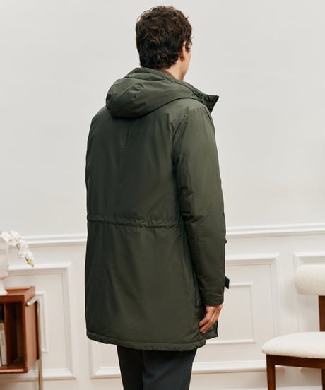 down jacket hood medium white goose /2color　SH2698