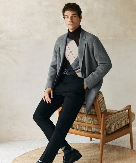 coat suit wool silk　SH2568