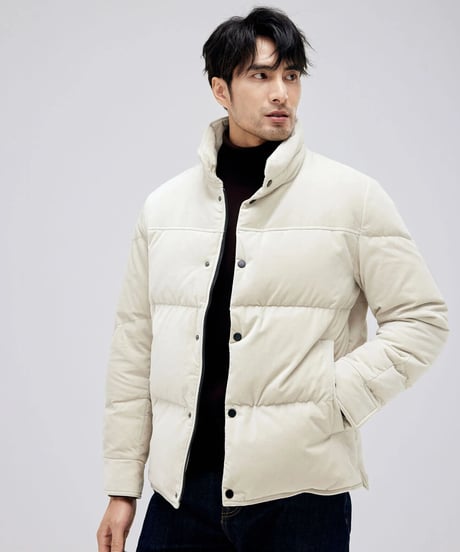 white duck down jacket　SH2157