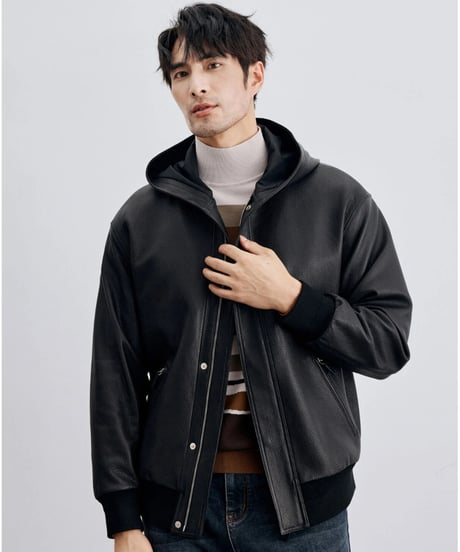 leather jacket sheepskin 100%　SH2327