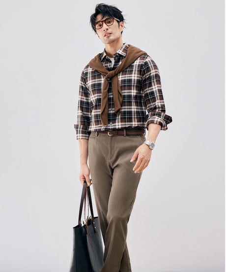 cotton shirt check　SH2654