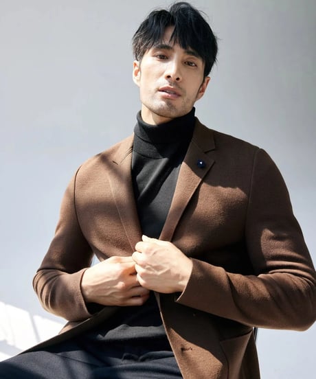 slim wool knit jacket /2color　SH2260