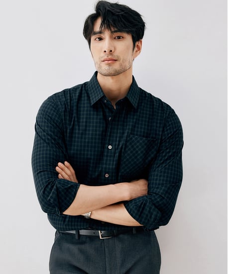 check shirt cotton　SH2669