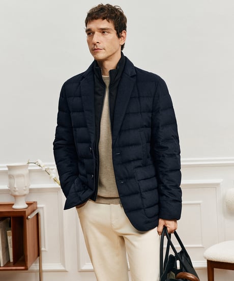 down jacket suit wool /2color　SH2566