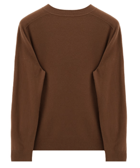 round neck sweater wool 100% /2color　SH2625