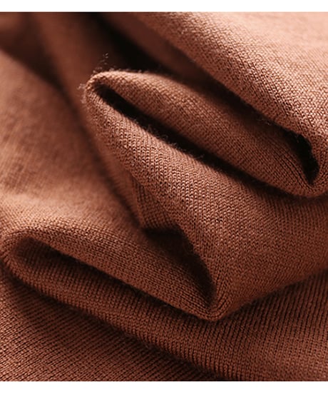 high neck sweater wool 100% /4color　SH2424