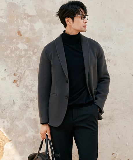 merino wool turtleneck sweater /4color　SH2386