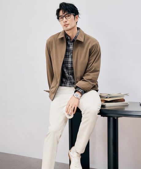 zipper jacket corduroy /2color SH2662