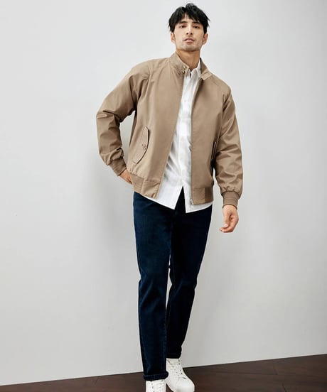 stand collar blouson jacket /2color　SH2273