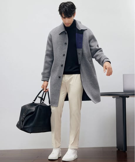 merino wool turtleneck sweater /3color　SH2196