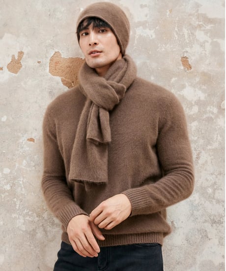 turtleneck sweater raccoon 100% /3color　SH2391