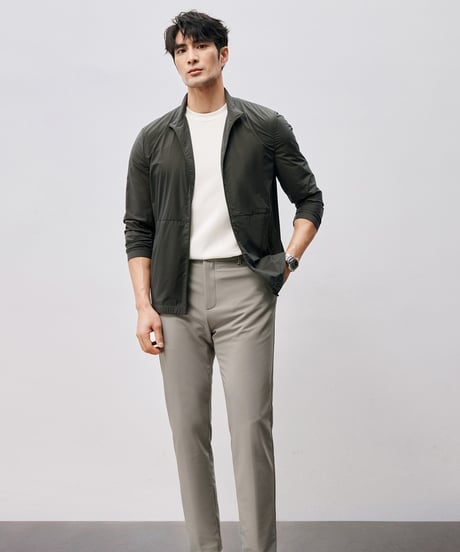 stand collar uv jacket /2color　SH2505