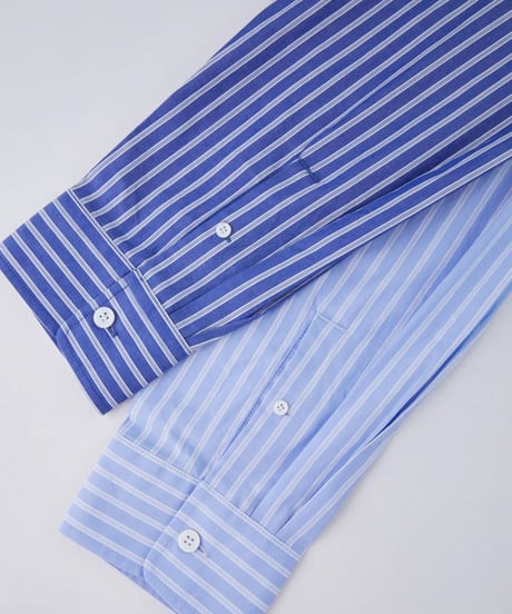 cotton striped shirt /2color　SH2275