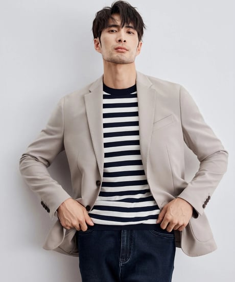 stripe round neck sweater　SH2306