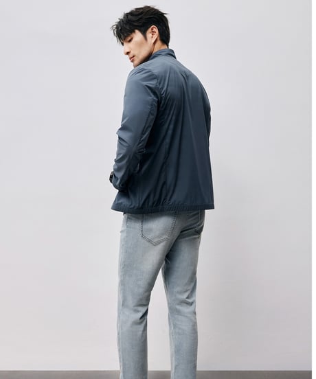stand collar uv jacket /2color　SH2505