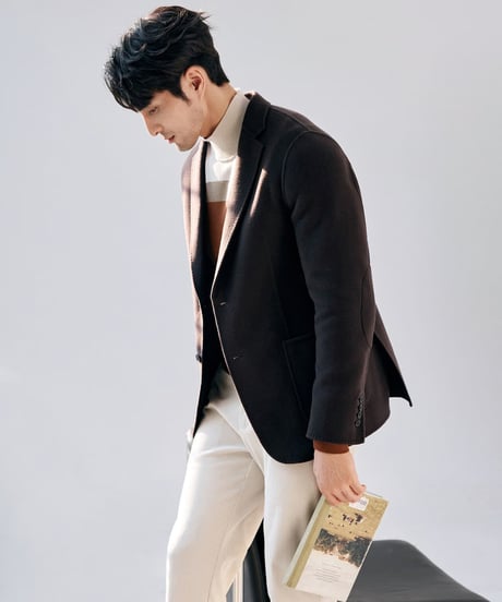 cashmere wool casual jacket /2color　SH2368