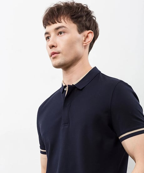 cotton lapel t-shirt　SH2422