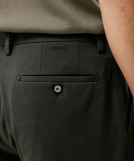 stretch casual cotton pants /2color　SH2537
