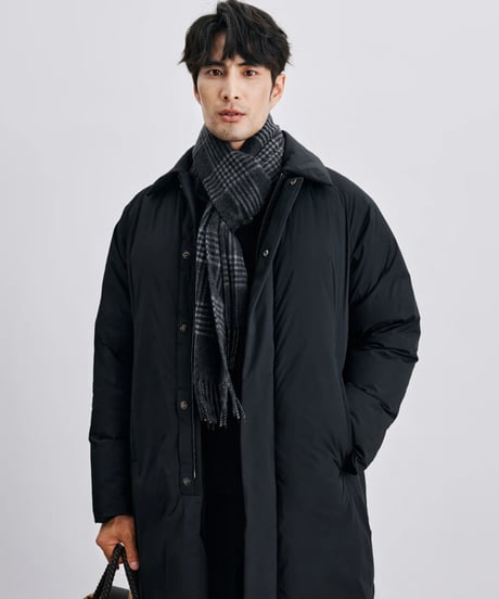 white goose lapel down jacket /2color　SH2412