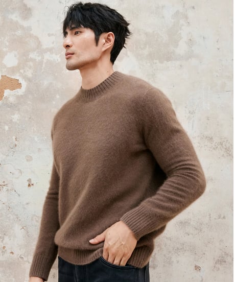 turtleneck sweater raccoon 100% /3color　SH2391