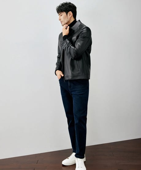 sheepskin leather jacket　SH2272
