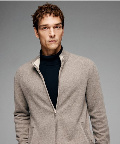 knit cardigan jacket cashmere /2color　SH2603