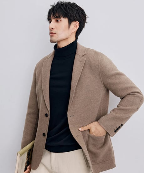wool turtleneck sweater 100％ /4color　SH2347