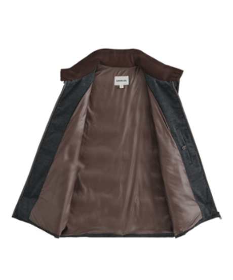down jacket vest wool white goose /2color　SH2621