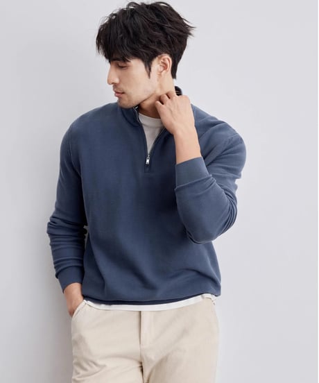 pure cotton pullover sweater /2color　SH2307