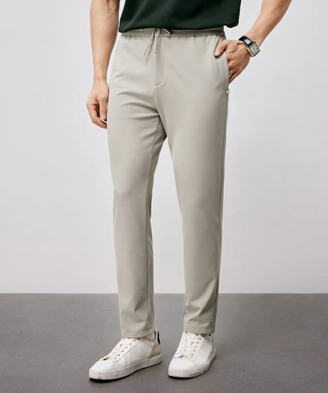 stretch elastic waist pants /2color　SH2496