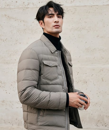 white goose down jacket /4color　SH2392