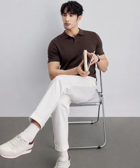 white denim jeans pants　SH2077