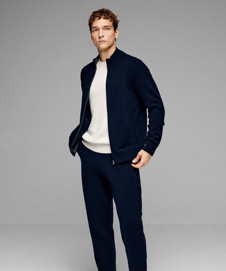 knit cardigan jacket cashmere /2color　SH2603