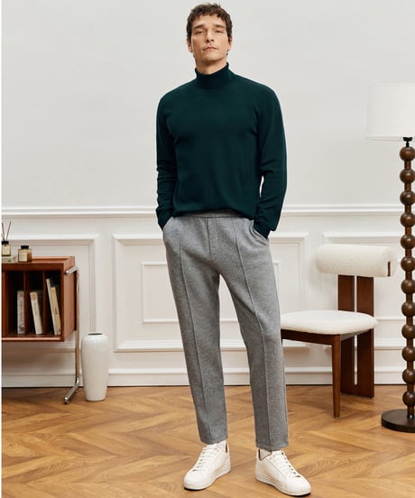 wool knit casual pants　SH2690