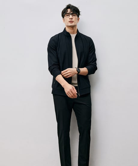 cotton jacquard t-shirt /2color　SH2546
