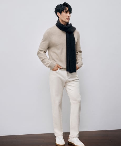 round neck sweater cashmere 100%　SH2691
