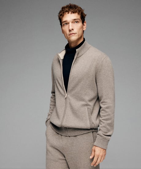 knit cardigan jacket cashmere /2color　SH2603