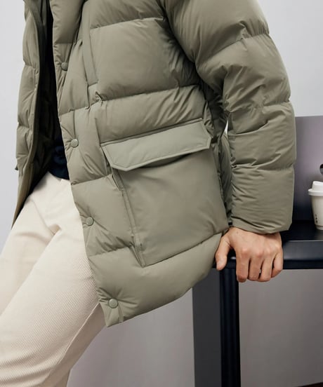 white goose down jacket /2color　SH2202